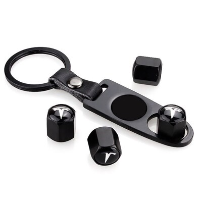 Car Wheel Tire valves Cover For Tesla Model 3 S X Y Badge E