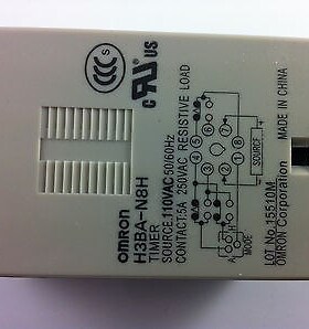 1Set base + OMRON Multifunctional Time Timer relay H3BA-N8H
