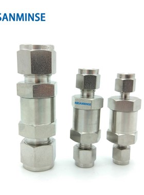CV-OD/F Mini In Line Check Valve 6000 Psi Stainless Steel 31
