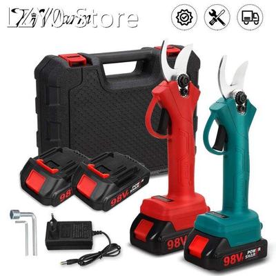 98VF Cordless Pruner Electric Pruning Shears Tree Bonsai Cut