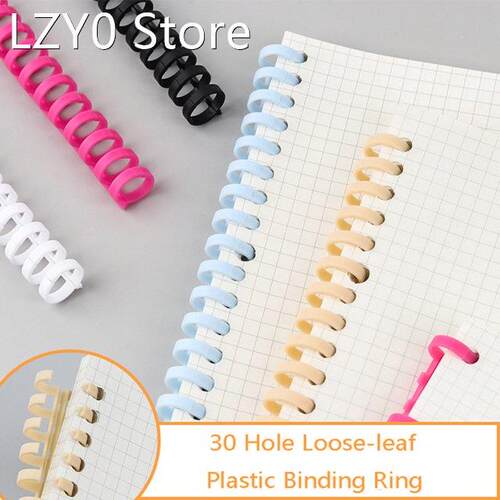 Loose-leaf Plastic Binding Ring Spring Spiral Rings For 30 H