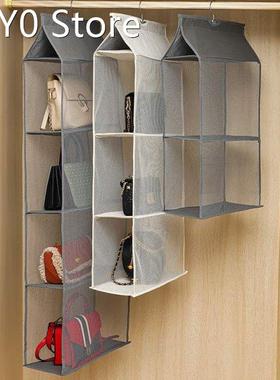 Hanging Purse Handbag Organizer for Wardrobe Closet Transpar