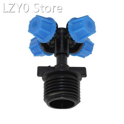 10pcs 6mm Cross Misting Sprinklers with 1/2'' Male T