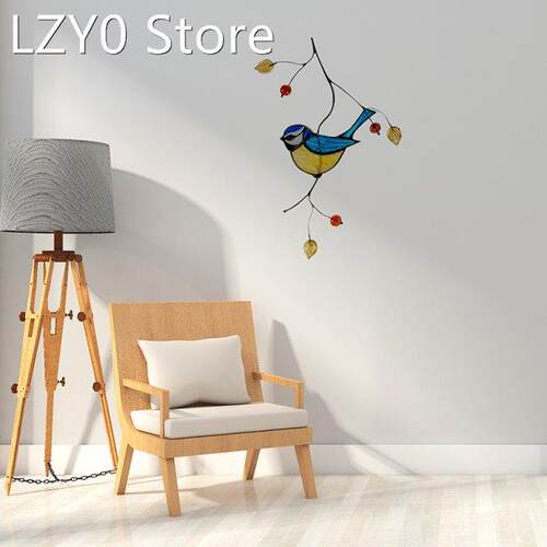 Cartoon Birds Glass Window Decals Birds Wall Stickers Wall D
