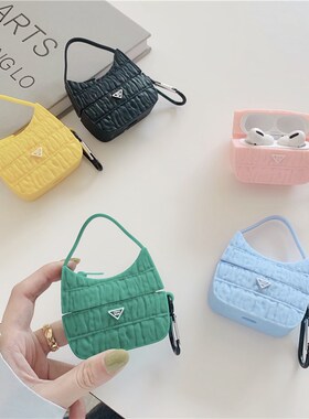 Funny Ladies backpack Earphone Cases For Apple Airpods Cove