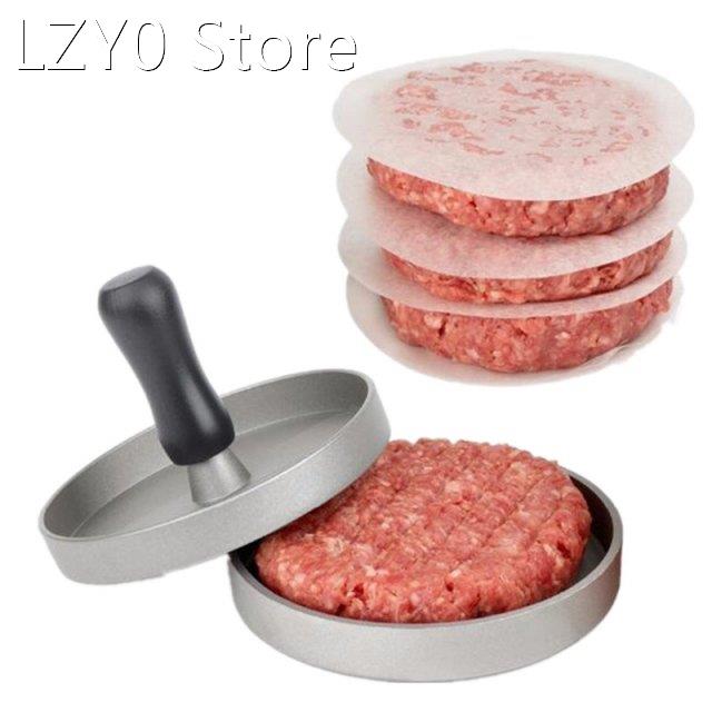 1 Set Round Shape Hamburger Press Aluminum Alloy 11 cm Hambu