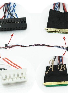 HDMI LVDS Controller Board + 40 Pins Lvds Cable Kit for Rasp