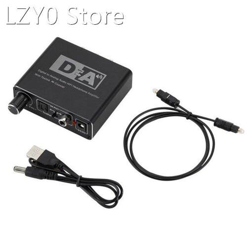 192kHz Digital Optical Coaxial To Analog Audio Converter RCA