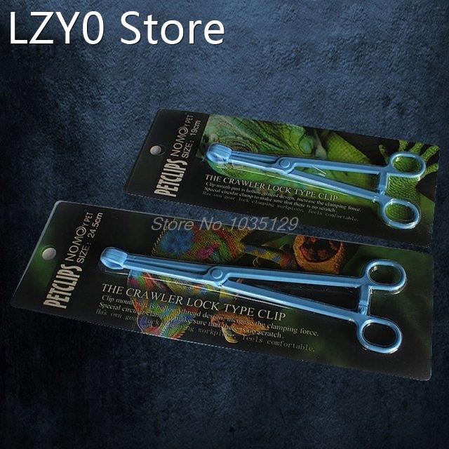 2018 Reptile Terrarium Lizards Plastic Tongs Tweezers Pet Ra