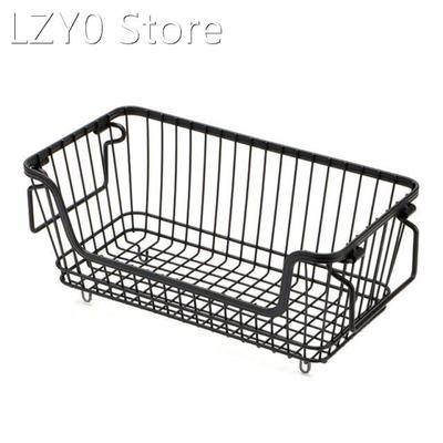 2022 New Home Stacking Wire Market Basket Stand Fruit Produc
