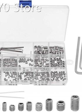 Electrapick 400pcs Stainless Steel Flat End Hex Socket Headl