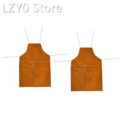 2X Cowhide Welding Welders Aprons Work Safety Workwear Glazi