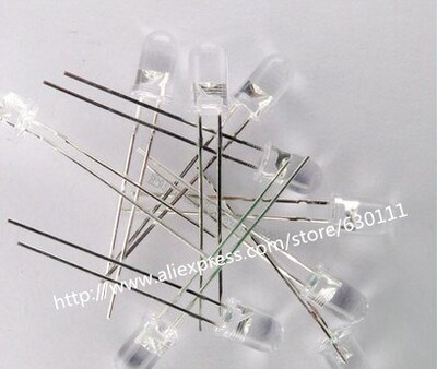 1000Pcs 5mm Led 850nm Lamp Transmitting Tube Emitting Diode