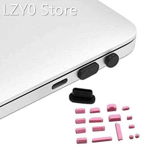 16pcs Colorful Silicone Anti Dust Plug Cover Stopper Laptop