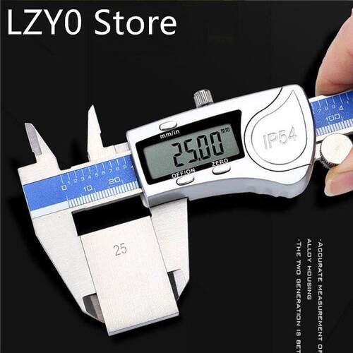 LCD Digital Caliper Stainless Steel Waterproof Vernier Calip