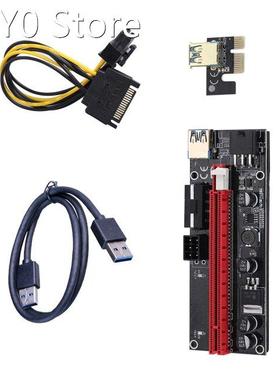 6/10pcs VER009 USB 3.0 PCI-E Riser Board 1X to 16X Extender