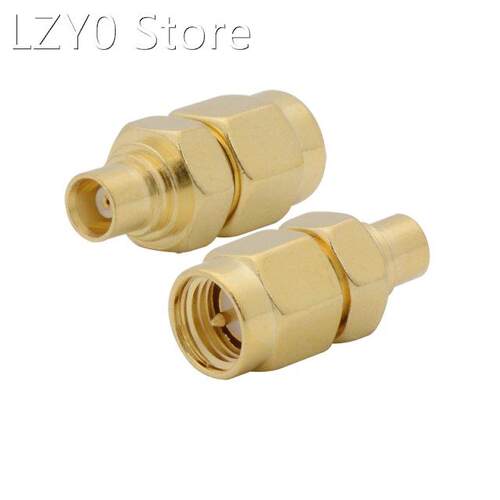 2Pcs Adapter SMA Male Plug to MCX Female Jack Straight RF Co