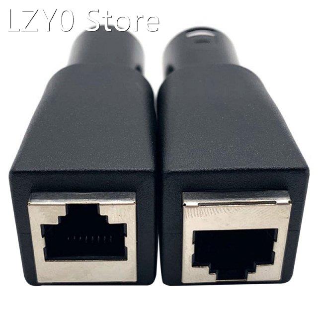 2 Pack - CPoint XLRJ45 3 Pin XLR Male to RJ45 DMX Adapters X