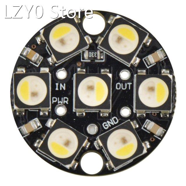 7-bit SK6812 RGBW Round Full Color Ring LEDs With Integrated