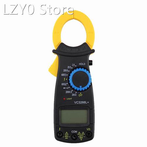 New Digital Clamp Multimeter AC DC Volt Voltage Amp Ohm Elec