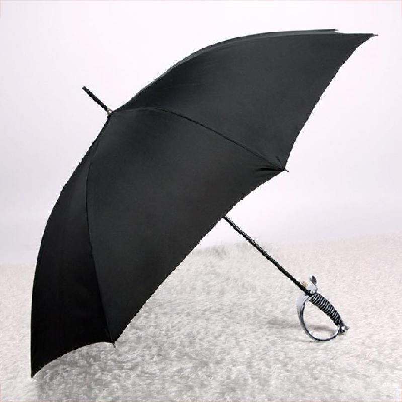 creative long handle umbrella rain men japanese ninja samura