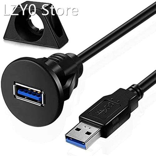 1M Car Dash Board Mount A Male To A Female USB 3.0 Socket Ex
