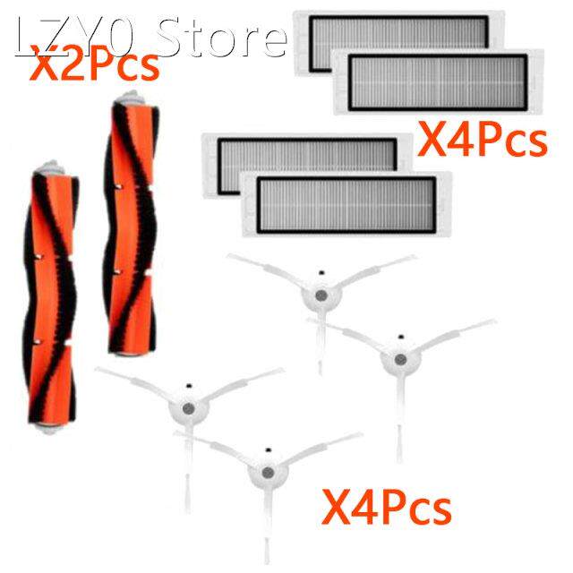 Main&Side Brush Filter Meshes Kits For Xiaomi Mi Robot V