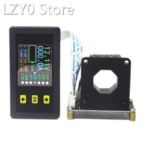 DC 90V 500A Digital Voltmeter Ammeter Voltage Current KWh Wa