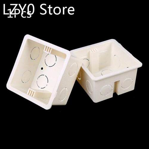 80X80 PVC Junction Box Wall Mount Cassette For Switch Socket
