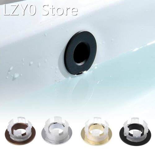 Bathroom Basin Faucet Sink Overflow Cover Brass Six-foot Rin