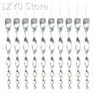 10PCS Wind-driven Bird Repeller Rotating Scare Rod Hanging B