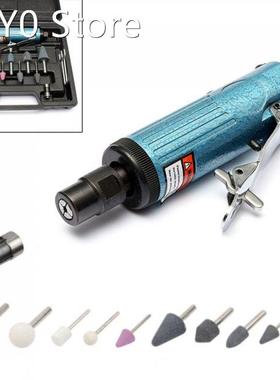 2PCS 1/4 inch 4CFM Air Compressor Die Grinder Tool with 14 P