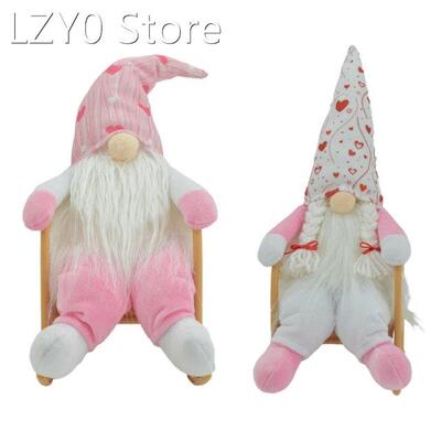 2022 New Valentine Gnome Rocking Chair Tomte Elf Dwarf Nisse
