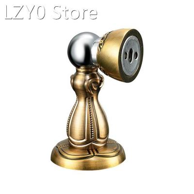 Carved Delicate Doorstop Magnetic Door Stops Zinc Alloy Stop