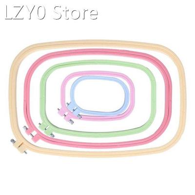 Sewing Tools 5Pcs Embroidery Hoops Square Cross Stitch Hoop
