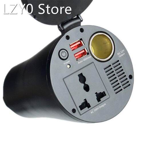 Dual USB2.4A150W Car Inverter 12V To 220V Multi-function Pow