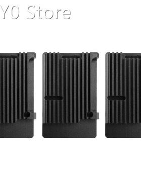3X for Raspberry Pi 4 Model B Aluminum Case, Passive Cooling
