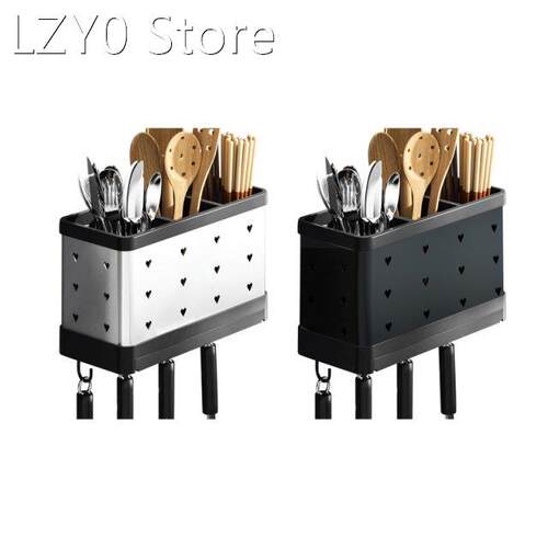 Stainless Steel Kitchen Utensils Holder Drying Basket with H