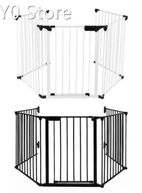 5pcs Guardrail Fence Rail Barrier For Pet Baby Foldable Play