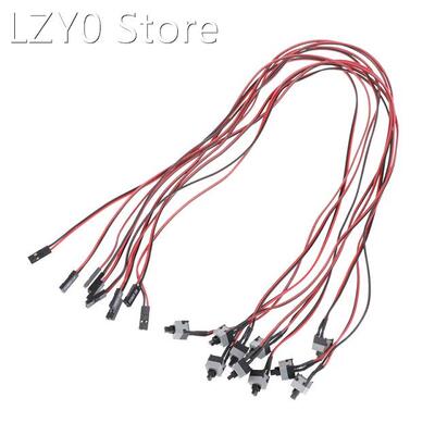 10pcs/lot 50cm Long Power Button Switch Cable For PC Switche