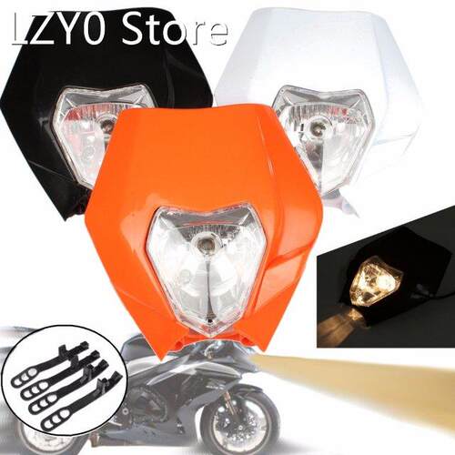 Moto Dirt Bike Motorcycle Headlight Headlamp for SX F EXC XC