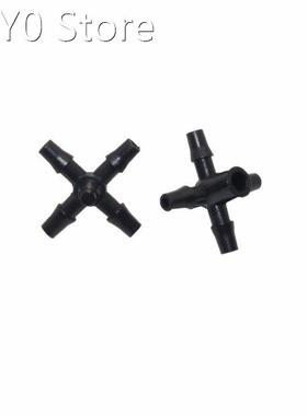 500 pcs Garden Water Connectors 3/5mm Five-way Cross Interfa