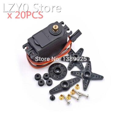 20PCS/LOT MG996R MG996 Metal Gear RC Servo High Speed &