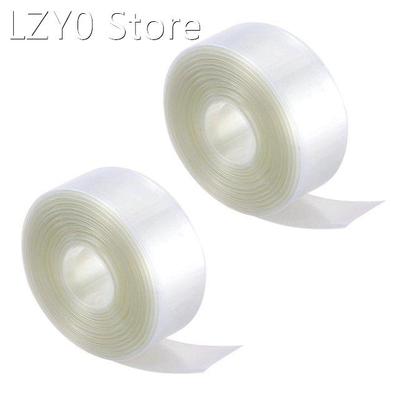 2pcs 10Meters 23mm Width PVC Heat Shrink Wrap Tube Clear for
