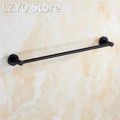 新品Xueqin Matt Black Wall Mounted Bath Towel Holder Bathroo