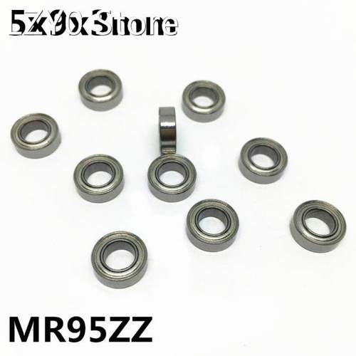 10Pcs MR95ZZ L-950ZZ 5x9x3 mm Deep groove ball bearing Minia