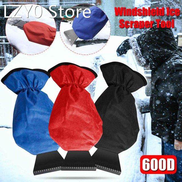 Car Ice Snow Gloves Scraper Waterproof Windshield Glass Snow