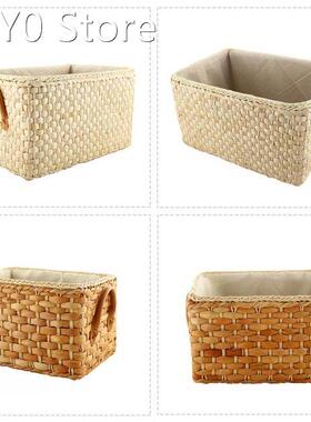 Manual Woven Storage Basket Handmade Laundry Wicker Baskets
