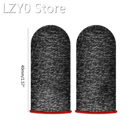 2 Pcs Phone Games Sweat-Proof Finger Gloves Thumbs Finger Co