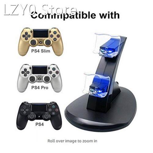 Game Controller Charger Dock Gamepad Dual USB Charging Stand